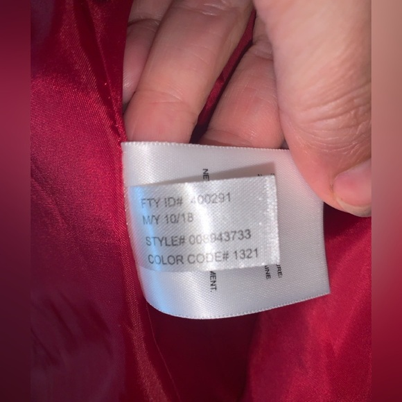 Express pink white tweed long belted car coat Chic size small open front wool - Picture 7 of 10